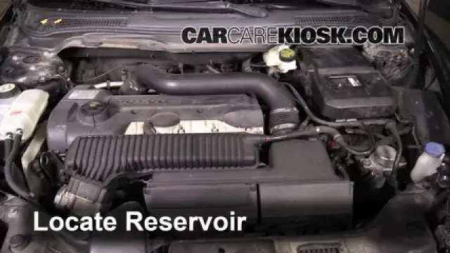 2008 Volvo C70 T5 2.5L 5 Cyl. Turbo Liquide essuie-glace Ajouter du liquide